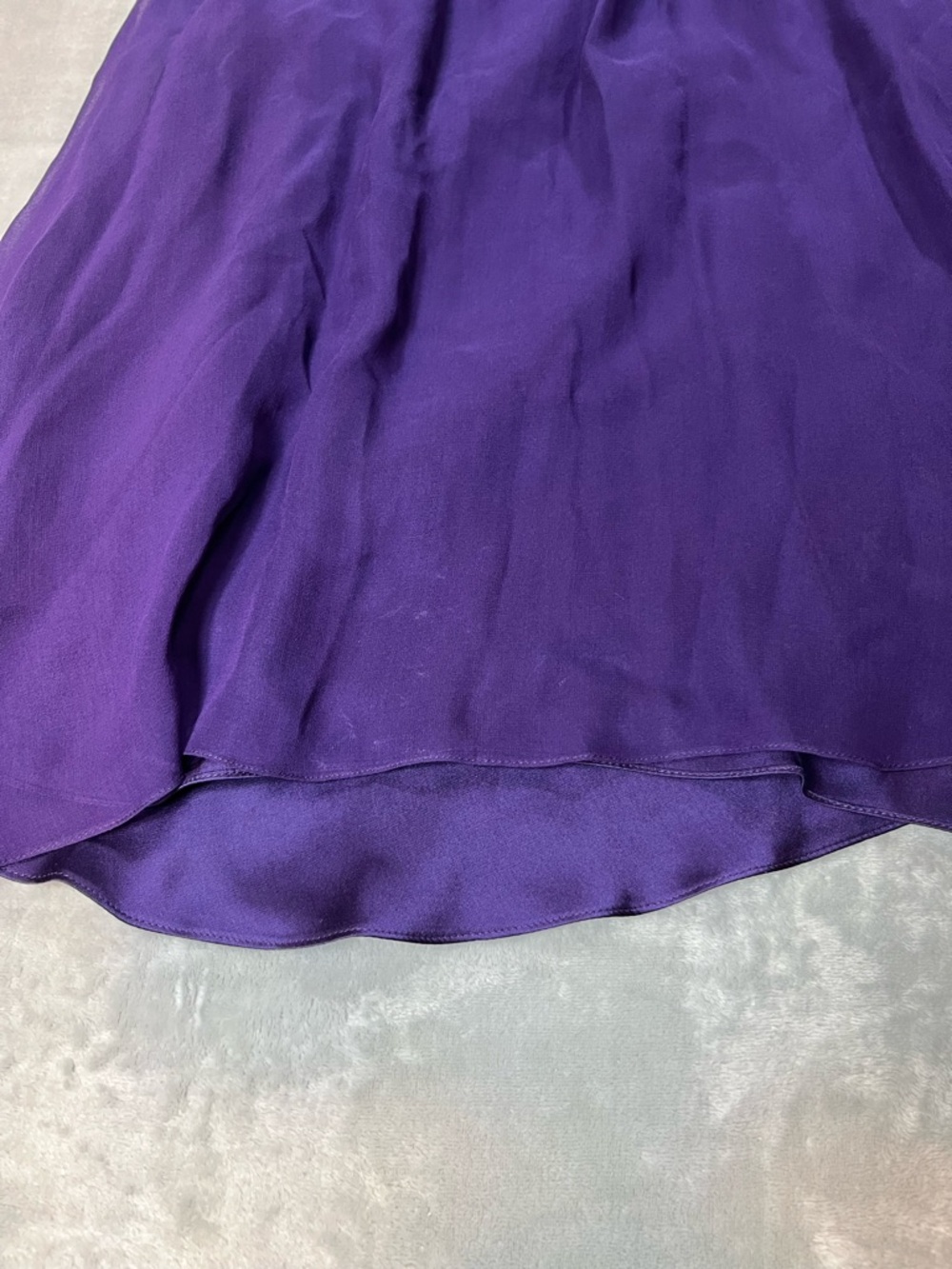 Thomas Wylde Purple Halter Midi Dress Gold Chain Straps Size Tag Missing - Picture 16 of 16